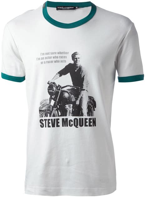 t shirt steve mcqueen dolce gabbana|Dolce & Gabbana Steve McQueen T.